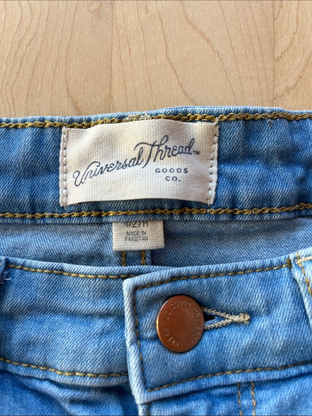 High Rise Skinny Jean Universal Thread Light Blue - Picture 2 of 10